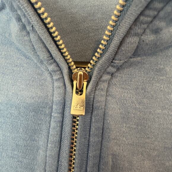 Peter Millar Men’s 1/4 Zip Cotton Pullover Sweater Size L Blue Golf Preppy - Picture 4 of 9